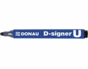 Donau Marker Permanent Donau D-Signer U, Round, 2-4mm (řádek), černá