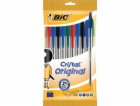 Bic Cristal Original pounch Poence 10sztuk, mix