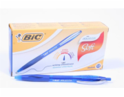 Automatická pero Bic Atlantis Metal Clip Blue Box 12 PCS - 902132