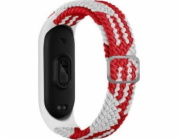 Beline Beline Mi Band 3/4 Textile Red/White Red/White