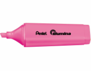 Pentel Flat zvýrazňovač s řezaným špičkou Pink SL60-P Pentel