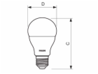 Philips LED Lamp E27 3-Pack 100W 4000K