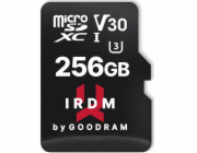 SDXC 256GB MICRO CARD IRDM UHS I  U3 + adaptér GOODRAM