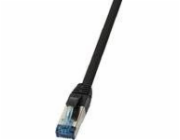 LogiLink Patchcable CAT6A S / FTP AWG 27 f. Průmyslová černá 1m