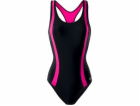 Aquawave Asma Black/Raspberry Sorbet Swimsuit L.