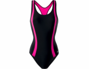 Aquawave Asma Black/Raspberry Sorbet Swimsuit L.