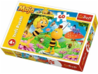 Puzzle Trefl 60 dílků - Včelka Maja, Květina pro Maju