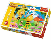 Puzzle Trefl 60 dílků - Včelka Maja, Květina pro Maju