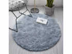 Strado Kulatý koberec Shaggy Strado 150x150 SilverFur (Li...