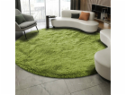 Strado Kulatý koberec Shaggy Strado 140x140 GreenGrass (G...