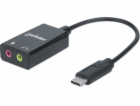 Adaptér zvukové karty na Manhattanu USB-C (153317)