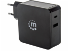 Manhattan nabíječka 1x USB-A 1x USB-C 3A (180214)