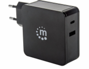 Manhattan nabíječka 1x USB-A 1x USB-C 3A (180214)