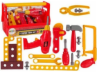 Import Leantoys Tool Set Hammer Ticks Red