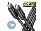 AXAGON BUCM432-CM10AB, NewGEN+ kabel USB-C <-> USB-C, 1m,...