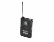 Omnitronic UHF-502, kapesní bezdrátový vysílač 823-832MHz s klopovým mikrofonem