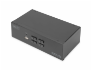 DIGITUS KVM-Switch 4-Port Dual-Display,4K, HDMI