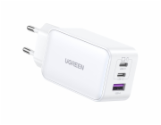 UGREEN Nexode USB-A+2*USB-C 65W GaN Tech Fast Charger White