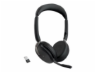 Jabra Evolve2 65 Flex/Stereo/ANC/USB/BT-USB/Bezdrát/MS/Černá