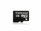 TRANSCEND MicroSD karta 2GB, bez adaptéru