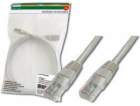 Digitus Patch Cable, UTP, CAT 5e, AWG 26/7, měď, šedý 10m