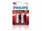 Philips baterie C PowerLife, alkalická - 2ks