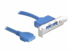 DeLOCK USB 3.0 19-pin - 2 x USB 3.0-A