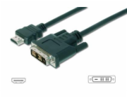 DIGITUS HDMI adaptérový kabel Typ A-DVI(18+1) 2m