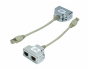 DATACOM "Y" adaptér STP CAT5E  PC / PC+TEL