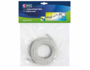 Kabel EMOS RJ-45 M, RJ-45 M, 10m, šedý S9126