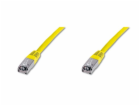 Digitus Patch Cable,S-FTP, CAT 6, AWG 27/7, LSOH, Měď, žl...