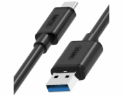 USB Unitek USB C kabel -&gt; USB A 1m Y-C474BK