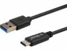 Savio USB-A - USB-C USB kabel 1 m černý (SAVKABELCL-101)