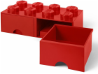 Room Copenhagen LEGO Brick Drawer 8 červená, úložný box