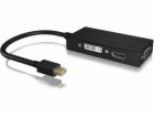 AV adaptér RaidSonic DisplayPort Mini - HDMI - D-Sub (VGA...