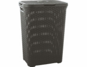 CURVER LAUNDRY BASKET  NATURAL STYLE  60L /DARK GREY