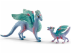 Schleich 70592 Bayala Blossom dragon mother and baby