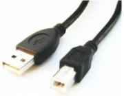 Kabel USB Equip propojovací A-B 3 m, šedý