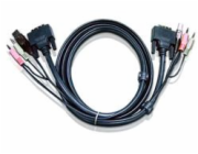 ATEN KVM DVI, audio sdružený kabel k CE, CS-261/1642-4 USB, 2m