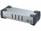 ATEN KVM switch CS-84AC PS/2 4PC vč. kabeláže 1,2 a 1,8m