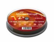 MediaRange CD-RW 700 MB, prázdná CD