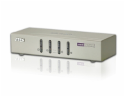 ATEN KVM switch CS-74U USB 4PC audio , včetně kabelů 1.2m