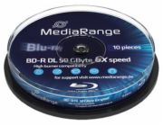 MediaRange BD-R 50 GB, Blu-ray-Rohlinge