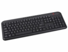 C-TECH klávesnice KB-102M USB, multimediální, slim, black...