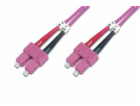 DIGITUS Fiber Optic Patch Cord, SC to SC, Multimode OM4 -...