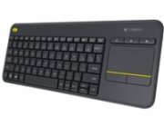 Logitech Wireless Keyboard Touch Unifying K400 Plus, CZ