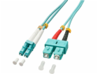 Lindy Fiber Optic Patchcord LC/SC OM3 50/125um, Multimode...