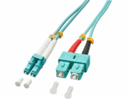 Lindy Fiber Optic Patchcord LC/SC OM3 50/125um, Multimode, 10m (46394)