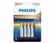 Philips baterie 4x AAA (1,5V), řada Premium Alkaline