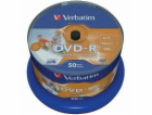 Verbatim DVD-R [ spindle 50 | 4.7GB | 16x | Wide Inkjet p...